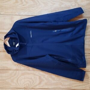 Pink+Dolphin NWT Men's Blue Cotton Blend Script Hoodie Size XXL